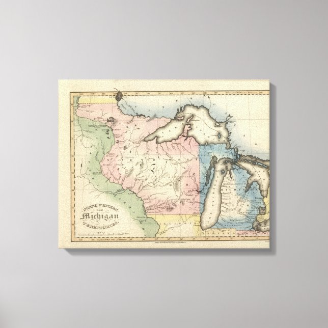 Lienzo Territorios del Noroeste y Michigan (Anverso)