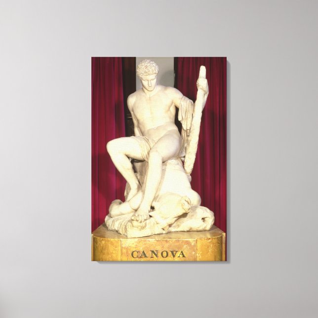 Lienzo Teseo y el Minotauro, 1782 (Anverso)