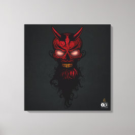 Lienzo Tête de mort hipster skulls diable crane