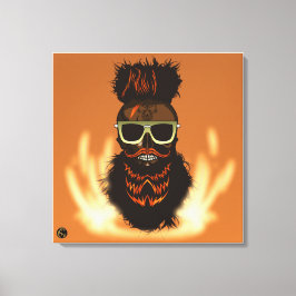 Lienzo Tête de mort punk hipster G-skulls crâne enfer