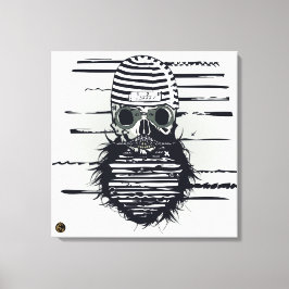 Lienzo Tête de mort punk hipster G-skulls crâne prison