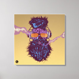 Lienzo Tête de mort punk hipster G-skulls crâne tempo