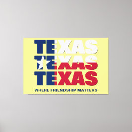 Lienzo TEXAS Friendship Matters