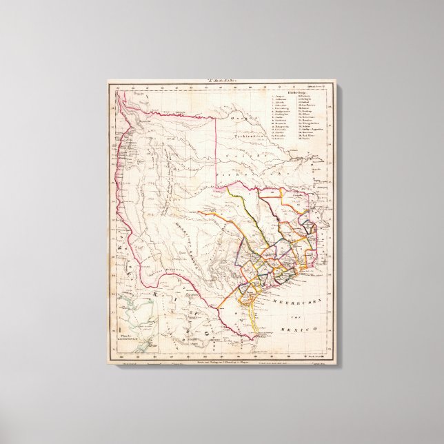 Lienzo Texas y Oklahoma (Anverso)