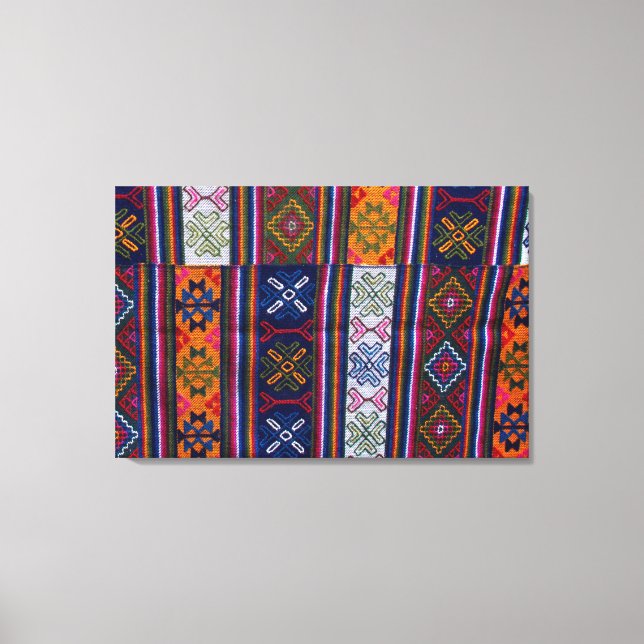 Lienzo Textil butanés (Anverso)