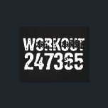 Lienzo Texto grabado y desgastado Workout 247365 white<br><div class="desc">Texto desgastado y raspado Workout 247365 en color blanco con fondo negro. Perfecto para todo aquel que levante,  haga ejercicio físico,  entrenando,  construyendo el cuerpo e ir al gimnasio.</div>