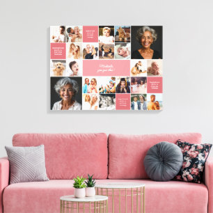 Lienzo Texto Personalizado de Consuelo Inspirador Collage