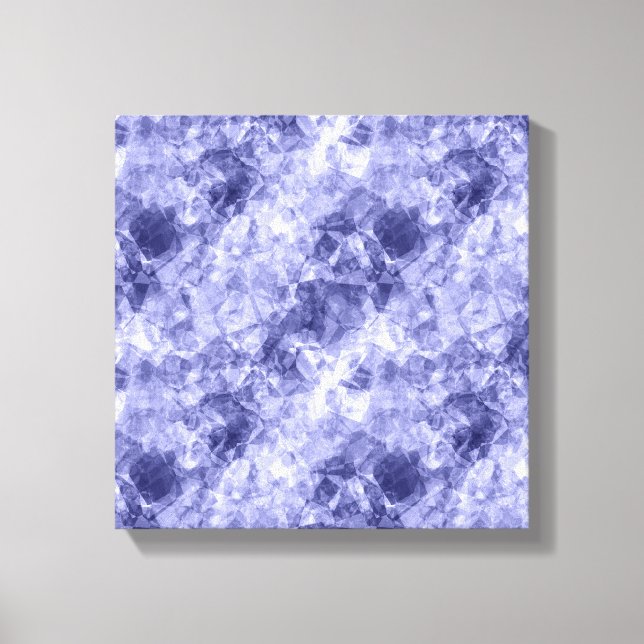 Lienzo Textura arrugada azul oscuro (Anverso)