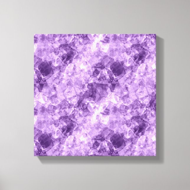 Lienzo Textura arrugada morada oscura (Anverso)