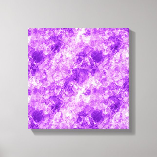 Lienzo Textura Arrugada Púrpura (Anverso)