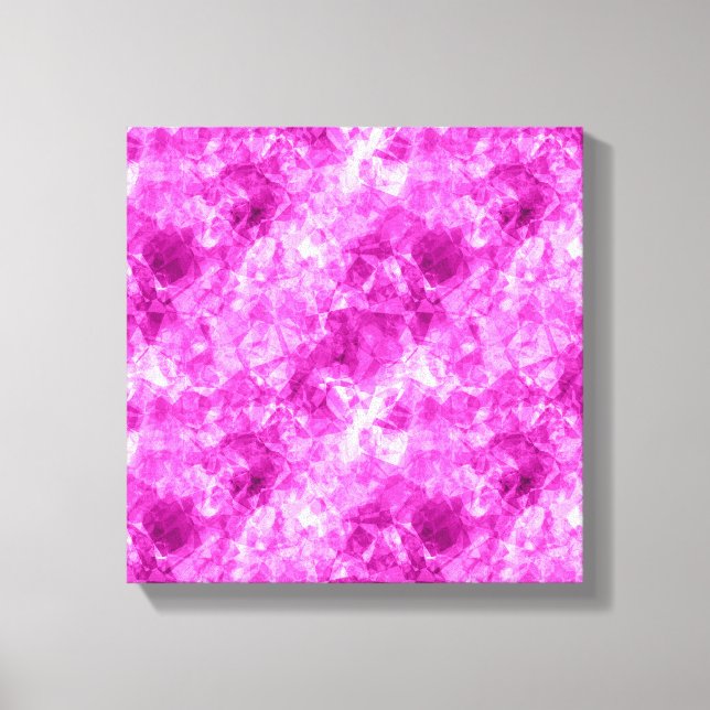 Lienzo Textura arrugada rosa (Anverso)