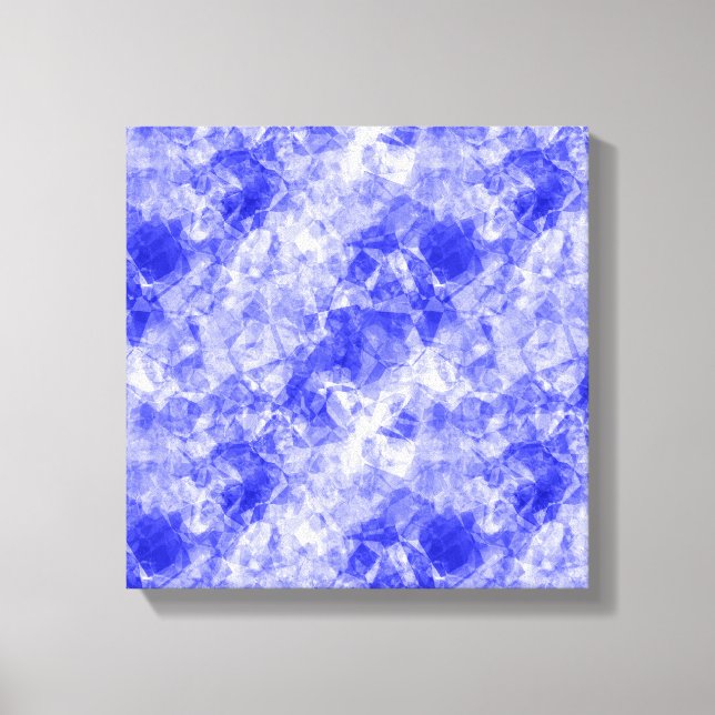 Lienzo Textura Azul Arrugada (Anverso)