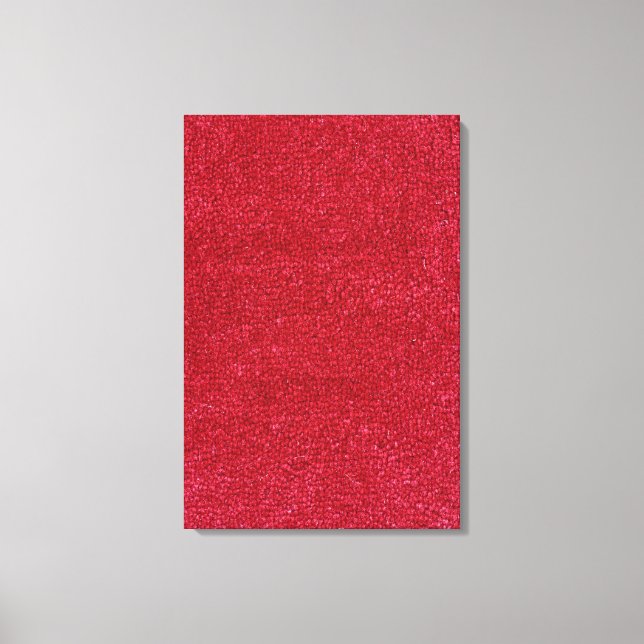 Lienzo Textura de alfombra roja (Anverso)