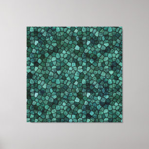 Lienzo Textura de costra mosaico oceánico patrón abstract