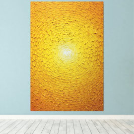 Lienzo Textura de explosión solar blanca y naranja radian