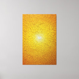 Lienzo Textura de explosión solar blanca y naranja radian