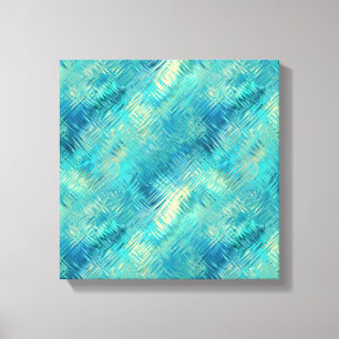 Lienzo Textura de gel de cristal azul aguamarina