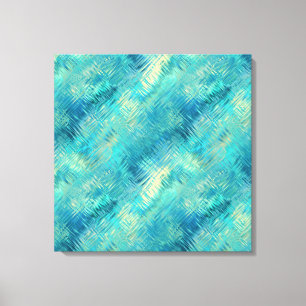 Lienzo Textura de Gel de cristal azul Aquamarine