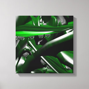 Lienzo textura de malaquita verde con gotas de agua