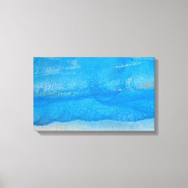 Lienzo textura de pintura gruesa abstracta (Anverso)