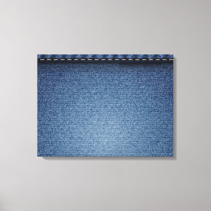 Lienzo Textura de vaqueros de mezclilla