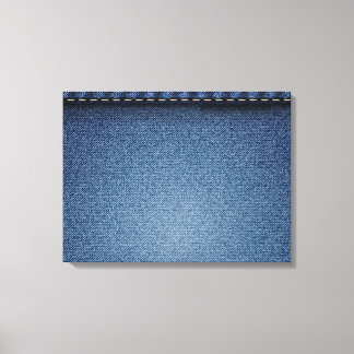Lienzo Textura de vaqueros de mezclilla