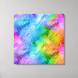 Lienzo Textura de vidrio azul de Topaz mística