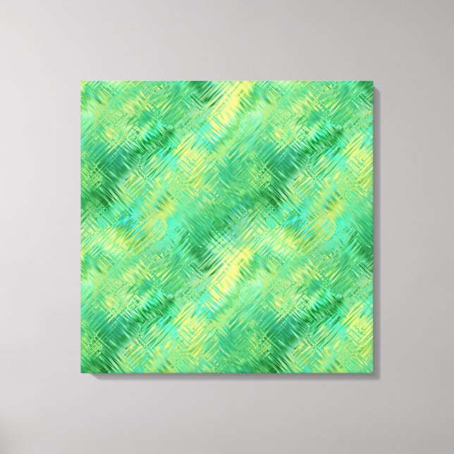 Lienzo Textura de vidrio verde esmeralda (Anverso)