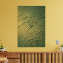Lienzo Textura de yeso verde bosque profundo minimalista