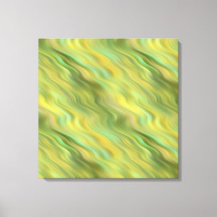 Lienzo Textura ondulada amarillo giratoria
