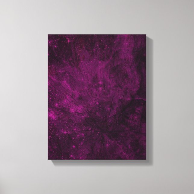 Lienzo Textura púrpura abstracta (Anverso)