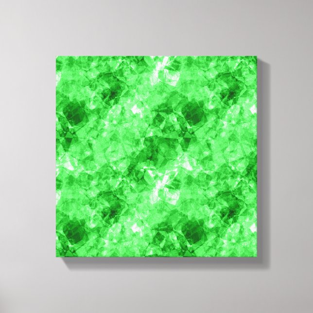 Lienzo Textura Verde Arrugada (Anverso)
