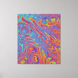 Lienzo texturas psicodélicas