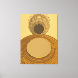 Lienzo Textured Gold Abstract Geometric Contemporary