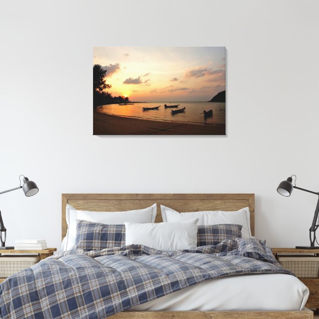 Lienzo Thailand - Ko Pha Ngan Sunset (Insitu(Dormitorio))