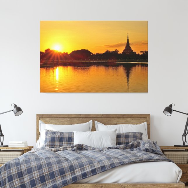 Lienzo Thailand - sunset in Khon Kaen (Insitu(Dormitorio))