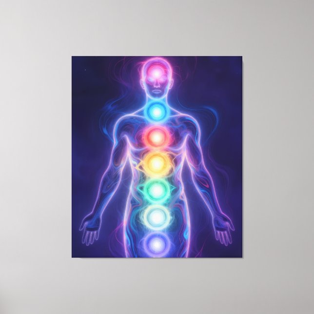 Lienzo  The 7 Chakras (Anverso)