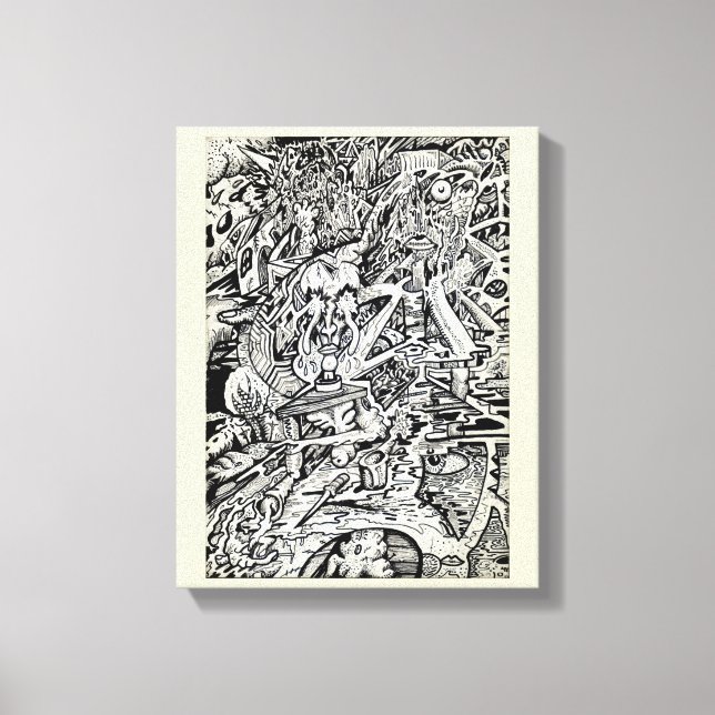 Lienzo The Adept, por Brian Benson (Anverso)