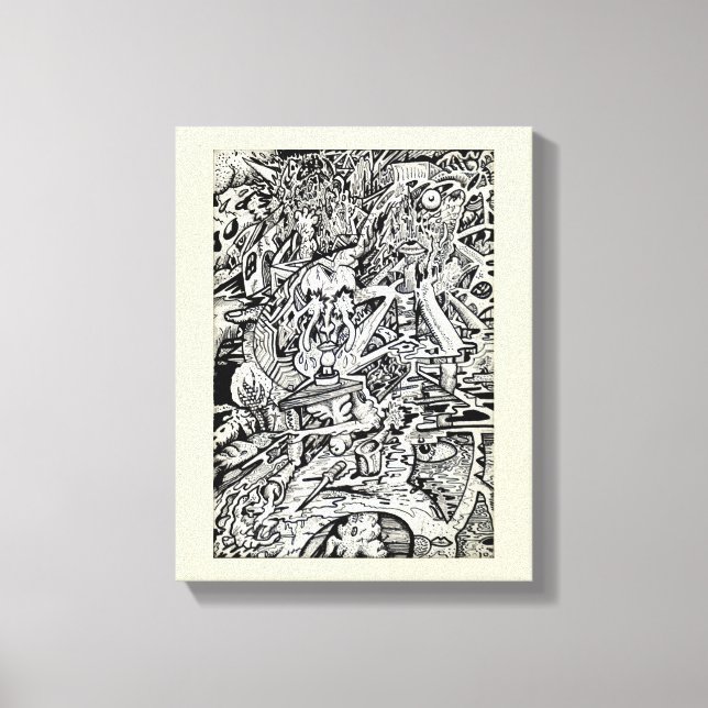 Lienzo The Adept, por Brian Benson (Anverso)