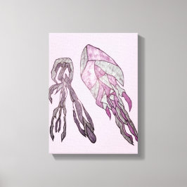 Lienzo The Angled Veil  Abstract Texture Art