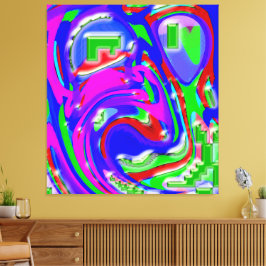 Lienzo The Artist and His Flashes of Creativity