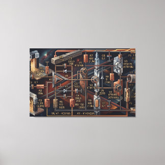 Lienzo The Astral Blueprint