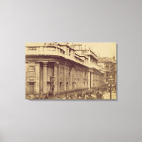 The Bank of England, Londres, c.1880 (foto sepia)