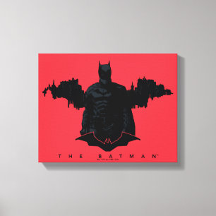 Lienzo The Batman Gotham Silhouette