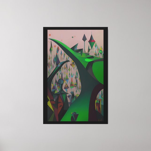 Lienzo The Beanstalk - Ken Gage Art (Anverso)