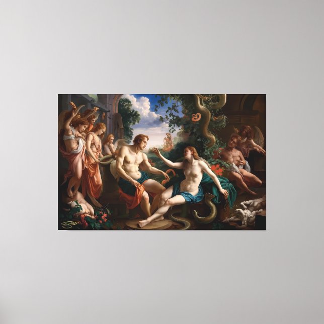 Lienzo The Beginning of the Lie (Anverso)