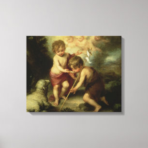Lienzo The Boys with the Shell, c.1670
