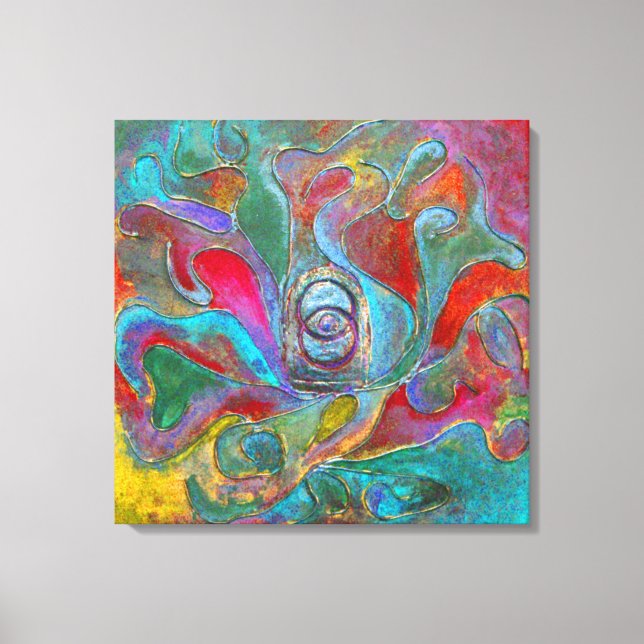 Lienzo "The Celest Guardian from Unseen" por Paul Buică (Anverso)