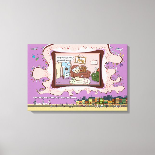 Lienzo The Closer | Felicidades por estar soltero 24x16 (Anverso)