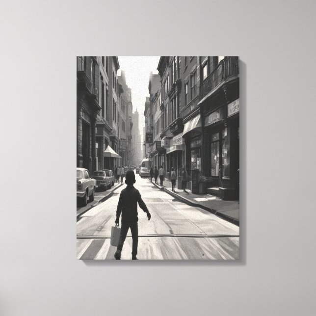 Lienzo The Day Melted Sideways (Anverso)